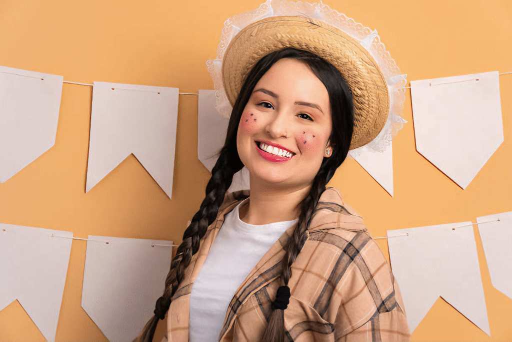 maquiagem festa junina